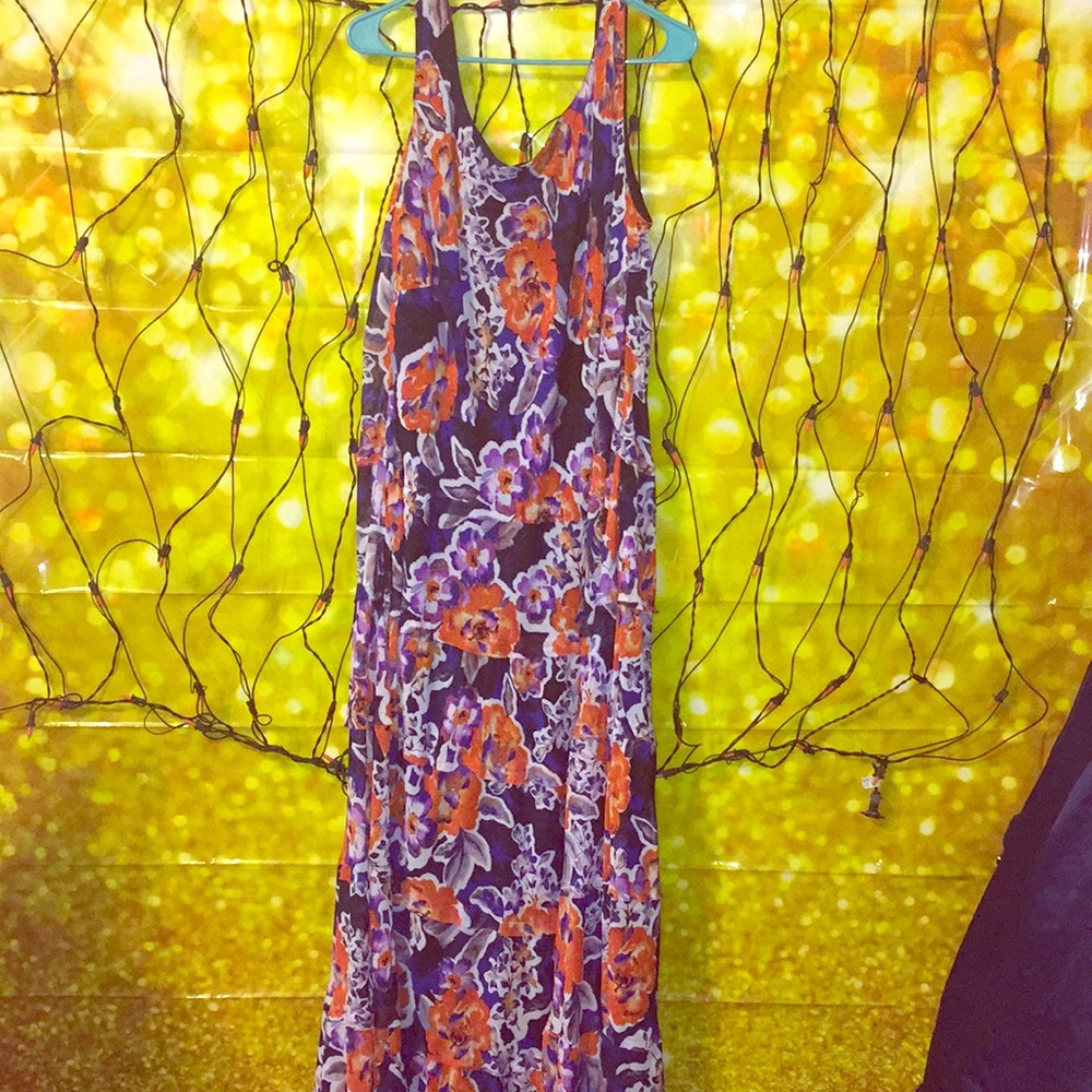 NEW Floral Chiffon Maxi PLUS SIZE dress